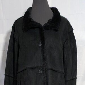 Centigrade faux fur long coat
